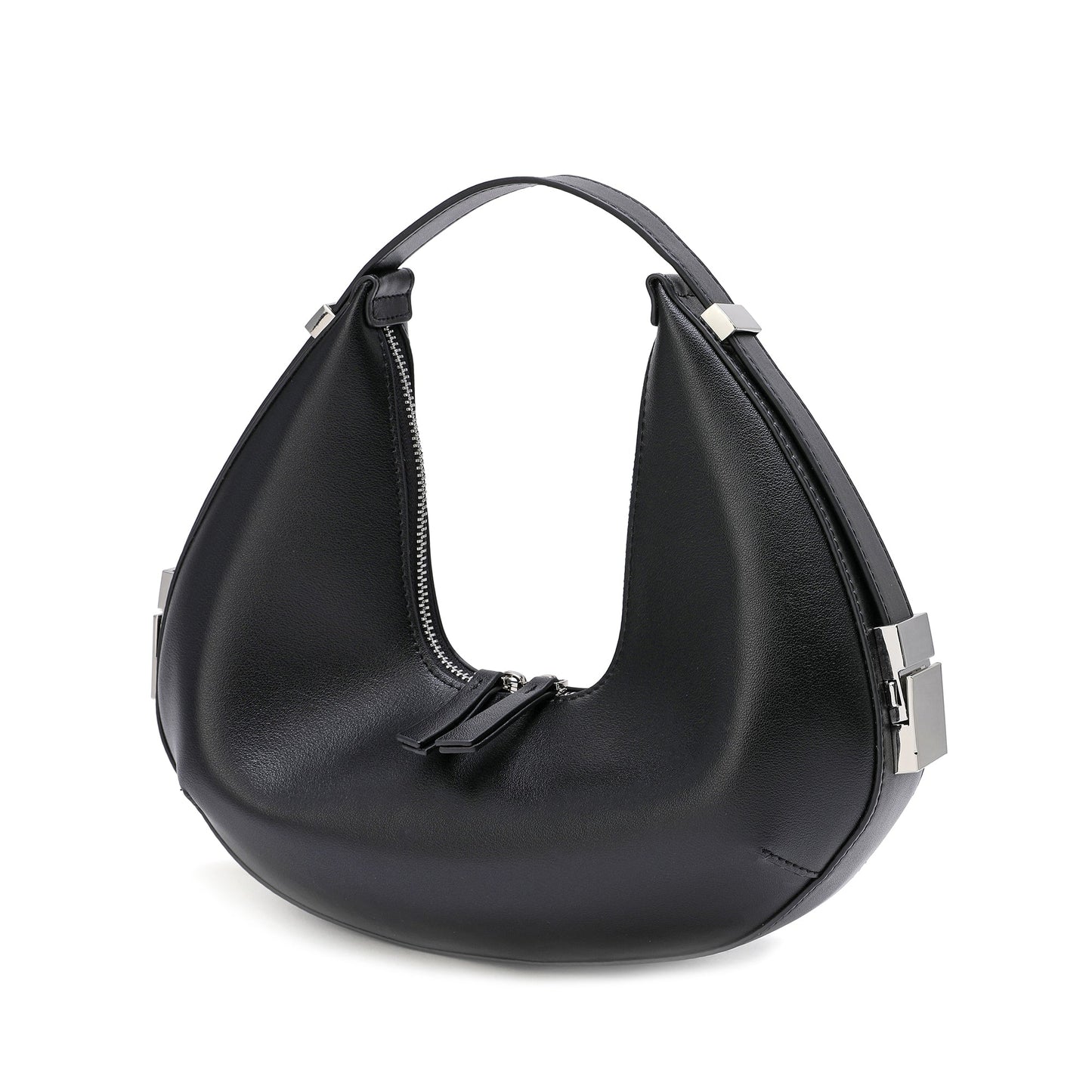 Smooth Leather Adjustable Shoulder Bag
