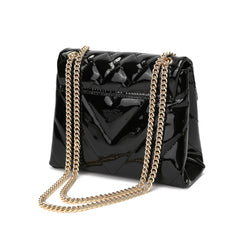 Quilted Sheepskin Tassel Crossbody