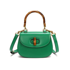 Smooth Leather Satchel/Shoulder Bag