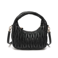 Quilted Sheepskin Leather Crossbody