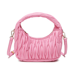 Quilted Sheepskin Leather Crossbody