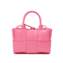 Smooth Woven Leather Crossbody/Shoulder