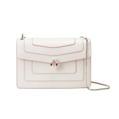 Smooth Leather Foldover Crossbody/Shoulder Bag