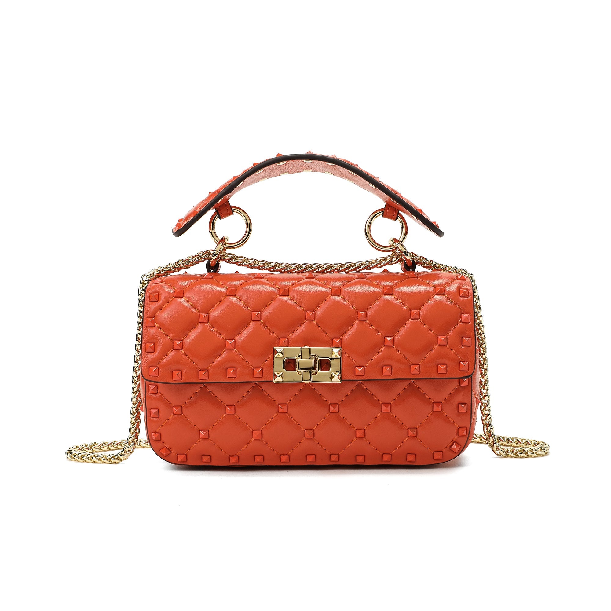 Valenté Studded Leather Shoulder Bag – Bonnie's Loft, SBS, LLC