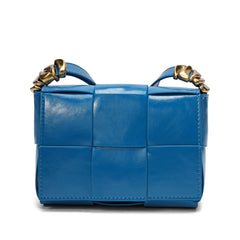 Woven Leather Crossbody Bag