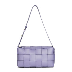 Smooth Woven Leather Hobo/Shoulder