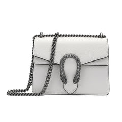 Crystal Dragon Leather Crossbody Bag