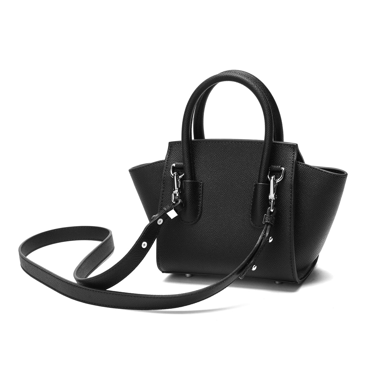 Top-handle Full-grain Leather Bag