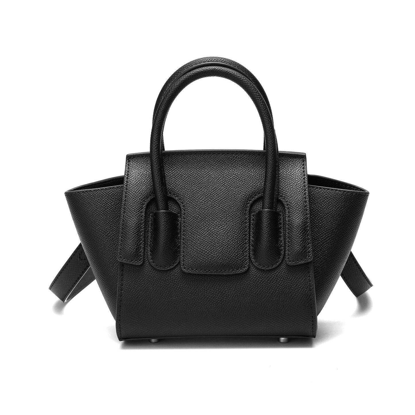 Top-handle Full-grain Leather Bag