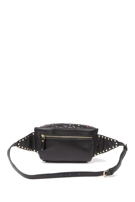 Valenté Studded & Quilted Leather Belt Bag