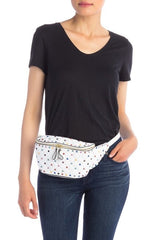 Valenté Studded & Quilted Leather Belt Bag
