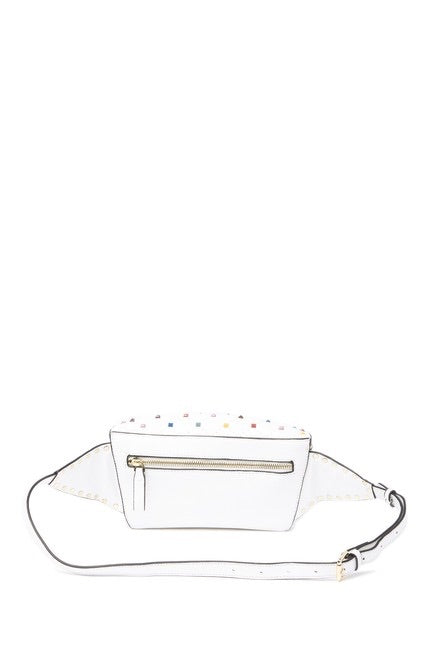 Valenté Studded & Quilted Leather Belt Bag